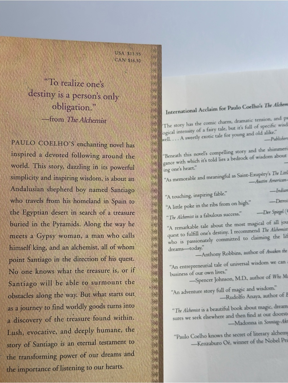 The Alchemist by Paulo Coelho | Fiction, Allegory | Paperback Book - Picture 3 of 8